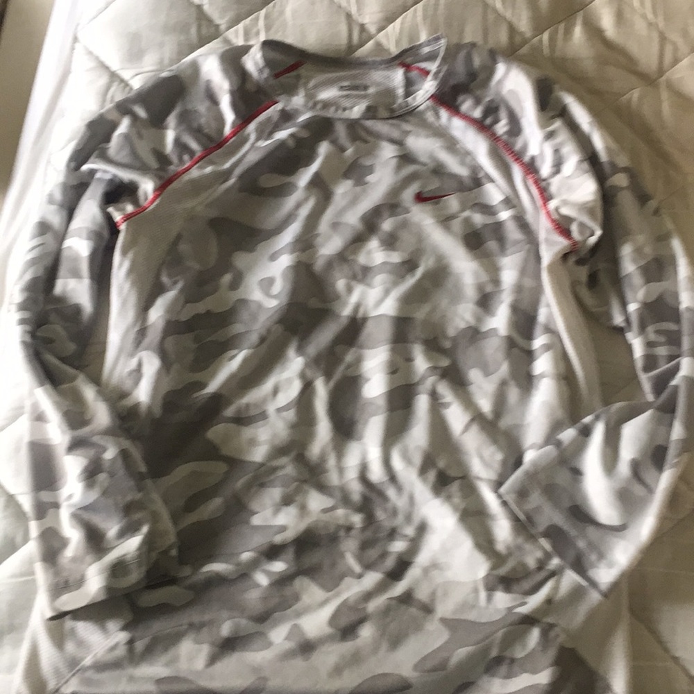 Nike  camo compression  top